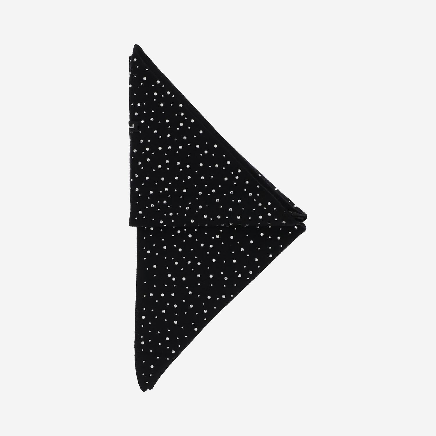 Sciarpa in lana con cristalli 106001 A2Z8Z99 PINKO 