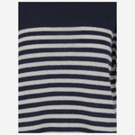 MAGLIONE IN CASHMERE CON MOTIVO A RIGHE P2C110 V110 BRUNO MANETTI 