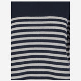 MAGLIONE IN CASHMERE CON MOTIVO A RIGHE P2C110 V110 BRUNO MANETTI 