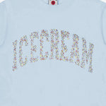 T-SHIRT IN COTONE CON LOGO IC26144 BLUE ICECREAM 