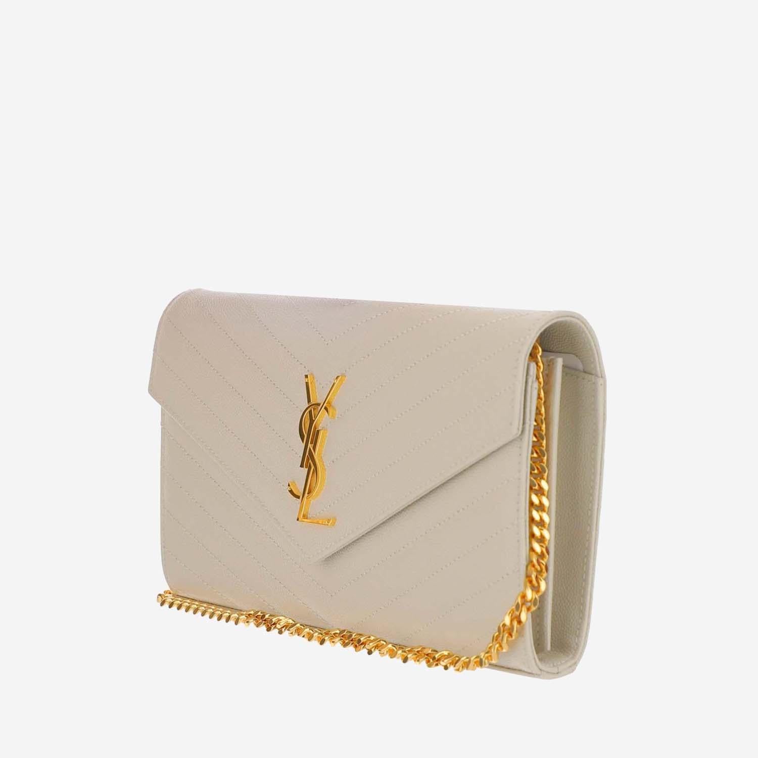 BORSA A SPALLA CASSANDRE IN PELLE 377828 BOW019207 SAINT LAURENT 