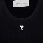 CANOTTA IN COTONE STRETCH CON LOGO FTP811JE0117 045 AMI 