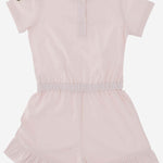 TUTA IN COTONE STRETCH CON LOGO 8L000058790N 504 MONCLER ENFANTS 