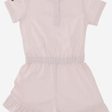 TUTA IN COTONE STRETCH CON LOGO 8L000058790N 504 MONCLER ENFANTS 
