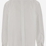 CAMICIA CASSANDRE IN POPELINE DI COTONE 826821 Y217W9000 SAINT LAURENT 