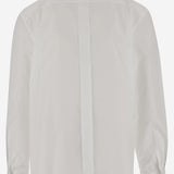 CAMICIA CASSANDRE IN POPELINE DI COTONE 826821 Y217W9000 SAINT LAURENT 