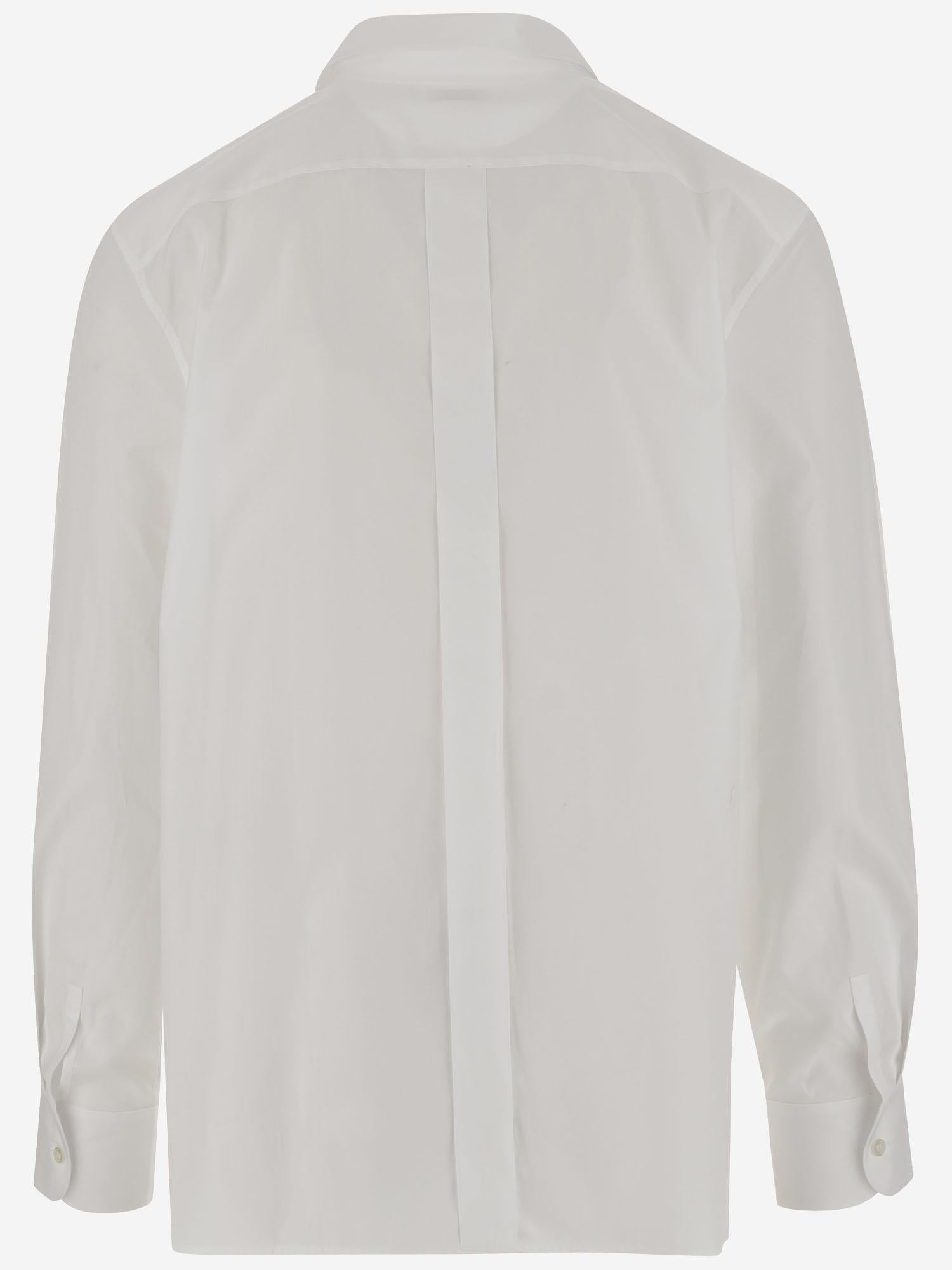 CAMICIA CASSANDRE IN POPELINE DI COTONE 826821 Y217W9000 SAINT LAURENT 