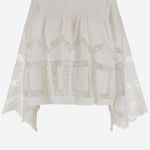TOP IN LINO CON RICAMI LVSSS2025203  LUG VON SIGA 
