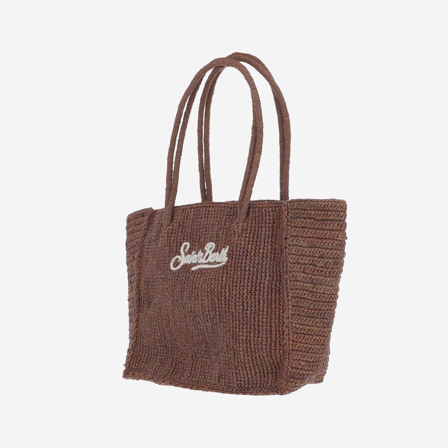 BORSA A MANO IN RAFIA CON LOGO HAND002 00246L MC2 SAINT BARTH 