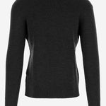 MAGLIONE LINTON IN LANA LINTON PWI2501NERO TAGLIATORE 