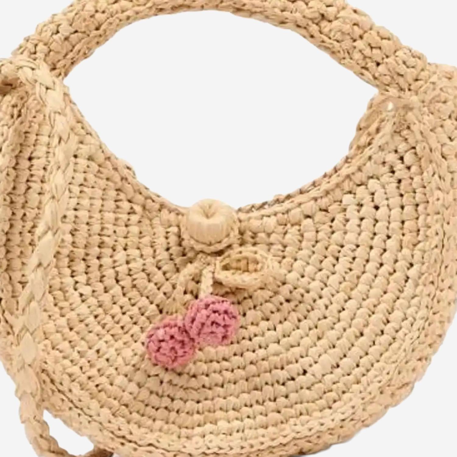 BORSA A TRACOLLA IN RAFIA S06GBAW00002 006 BONPOINT KIDS 