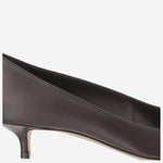 DÉCOLLETÉ AMELIA IN PELLE AMELIA CLFCHOCOLATE JIMMY CHOO 