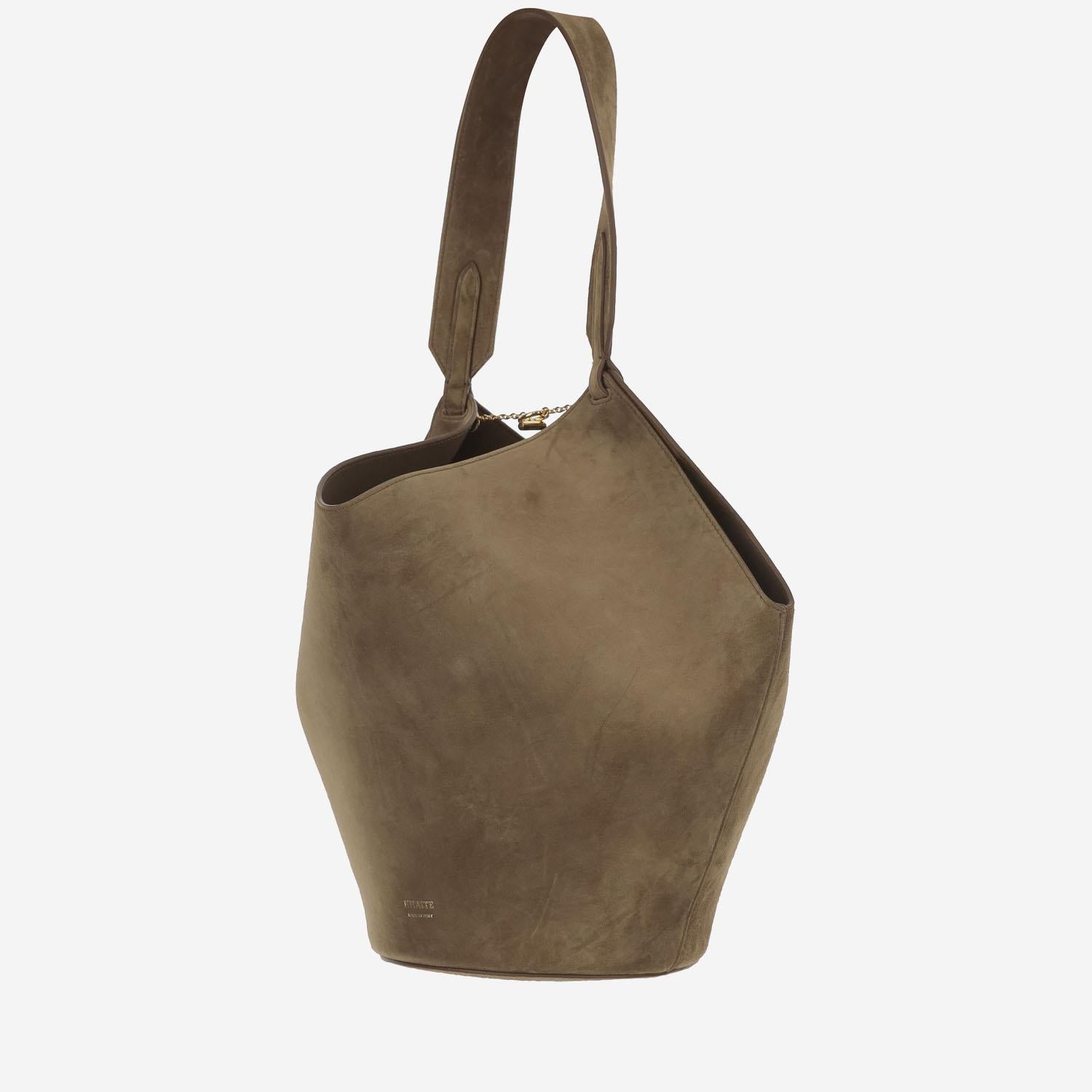 BORSA LOTUS PICCOLA IN PELLE SCAMOSCIATA H2043726 737 KHAITE 