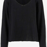 MAGLIONE IN SETA 7830Y689 BLK THE ROW 