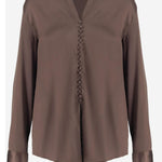 CAMICIA IN SETA STRETCH CON BOTTONI 010769 2032703 DRIES VAN NOTEN 