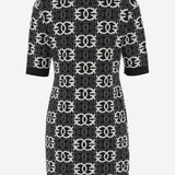 ABITO LOVE BIRDS IN MISTO VISCOSA 106039 A2YDZZ2 PINKO 