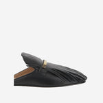 Mules in pelle con frange XXW79A0JU30U1O B999 TODS 