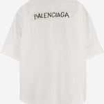 CAMICIA IN COTONE CON LOGO 857810 TRM289000 BALENCIAGA 