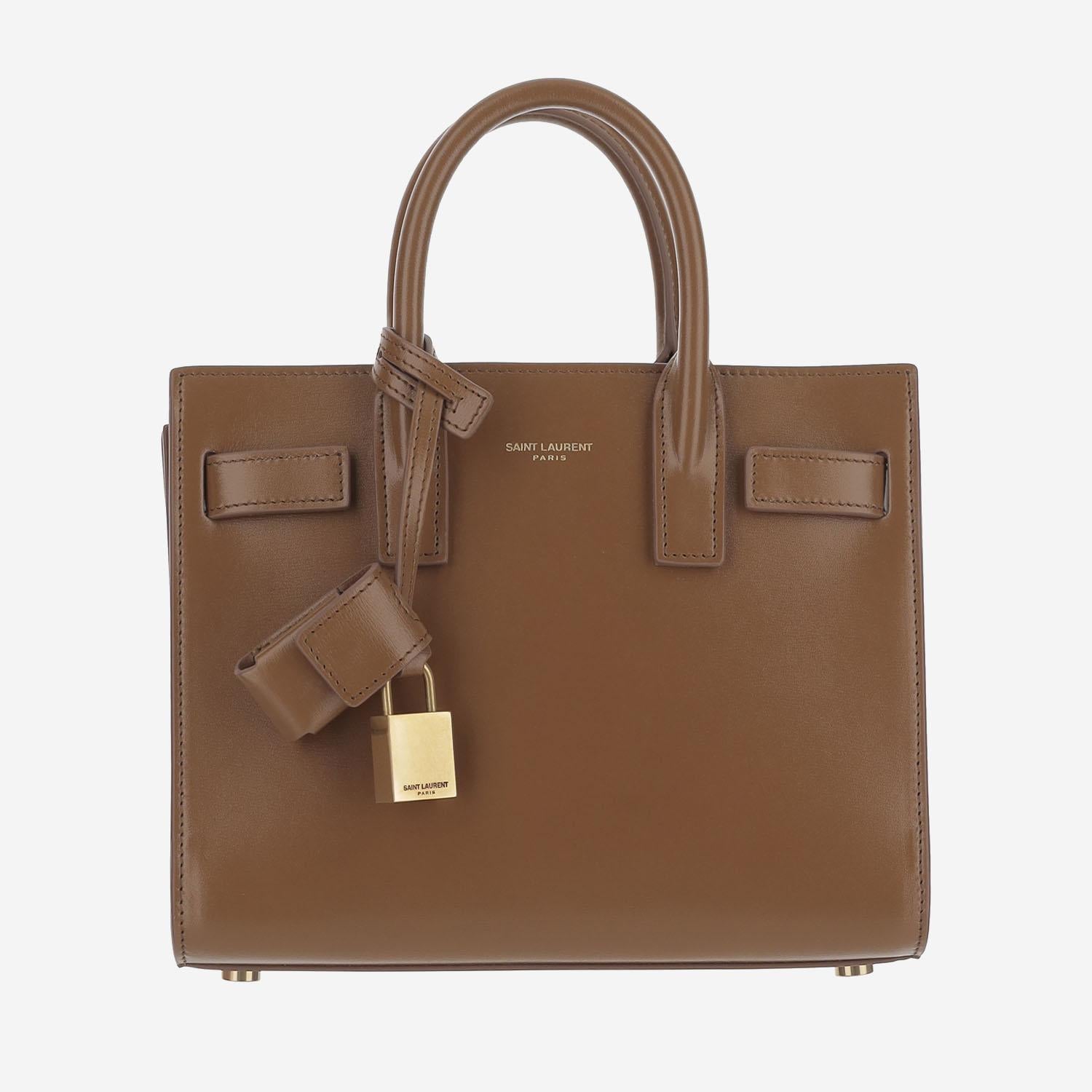 BORSA SAC DE JOUR NANO IN PELLE 392035 02G9W2536 SAINT LAURENT 