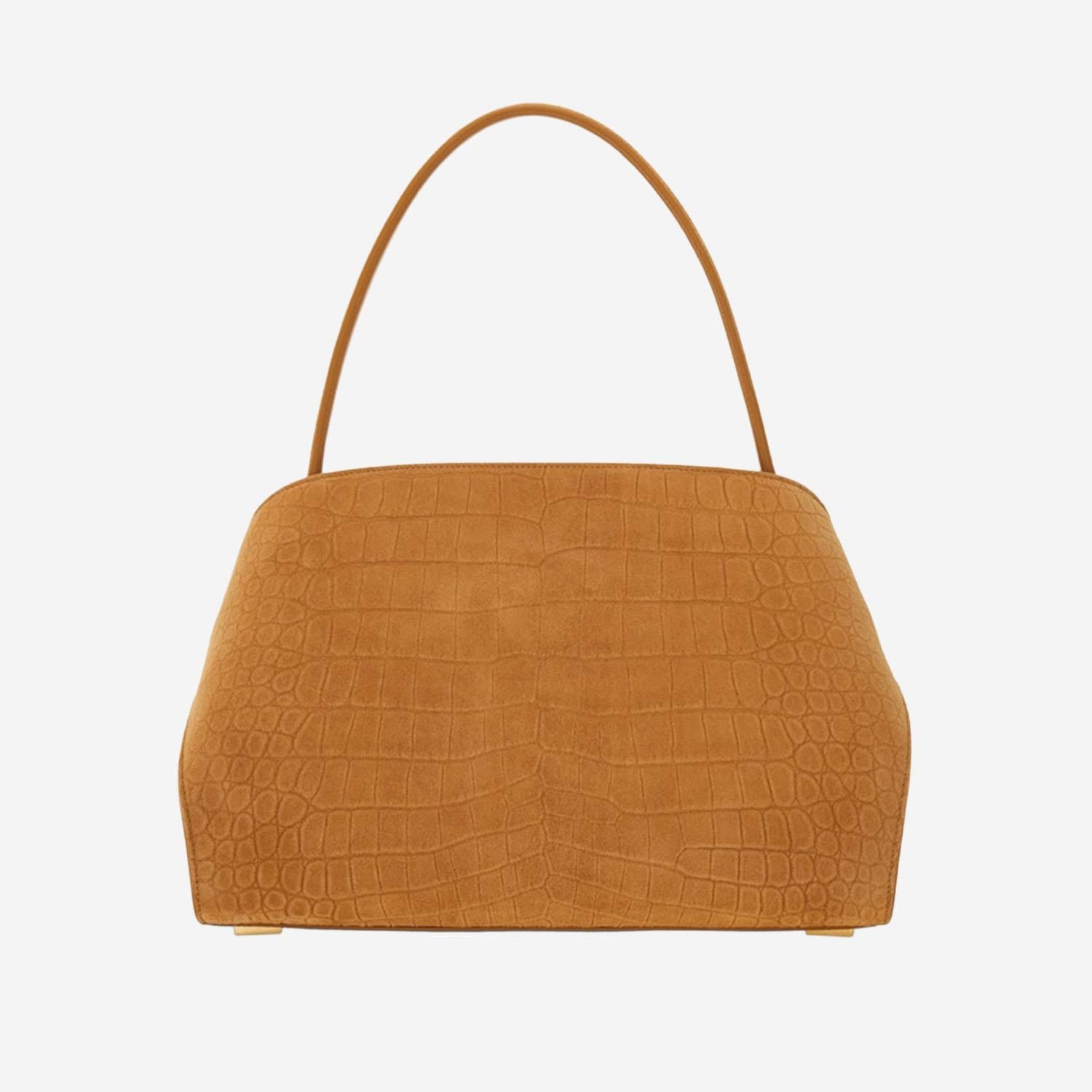 BORSA A SPALLA HUG SOFT IN SUEDE 219816 033 SALVATORE FERRAGAMO 