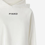 FELPA CROPPED IN COTONE CON LOGO 105726 A2URZ25 PINKO 