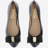 Ballerine fiocco in pelle 01K911 001NEROBISCOTTO SALVATORE FERRAGAMO 