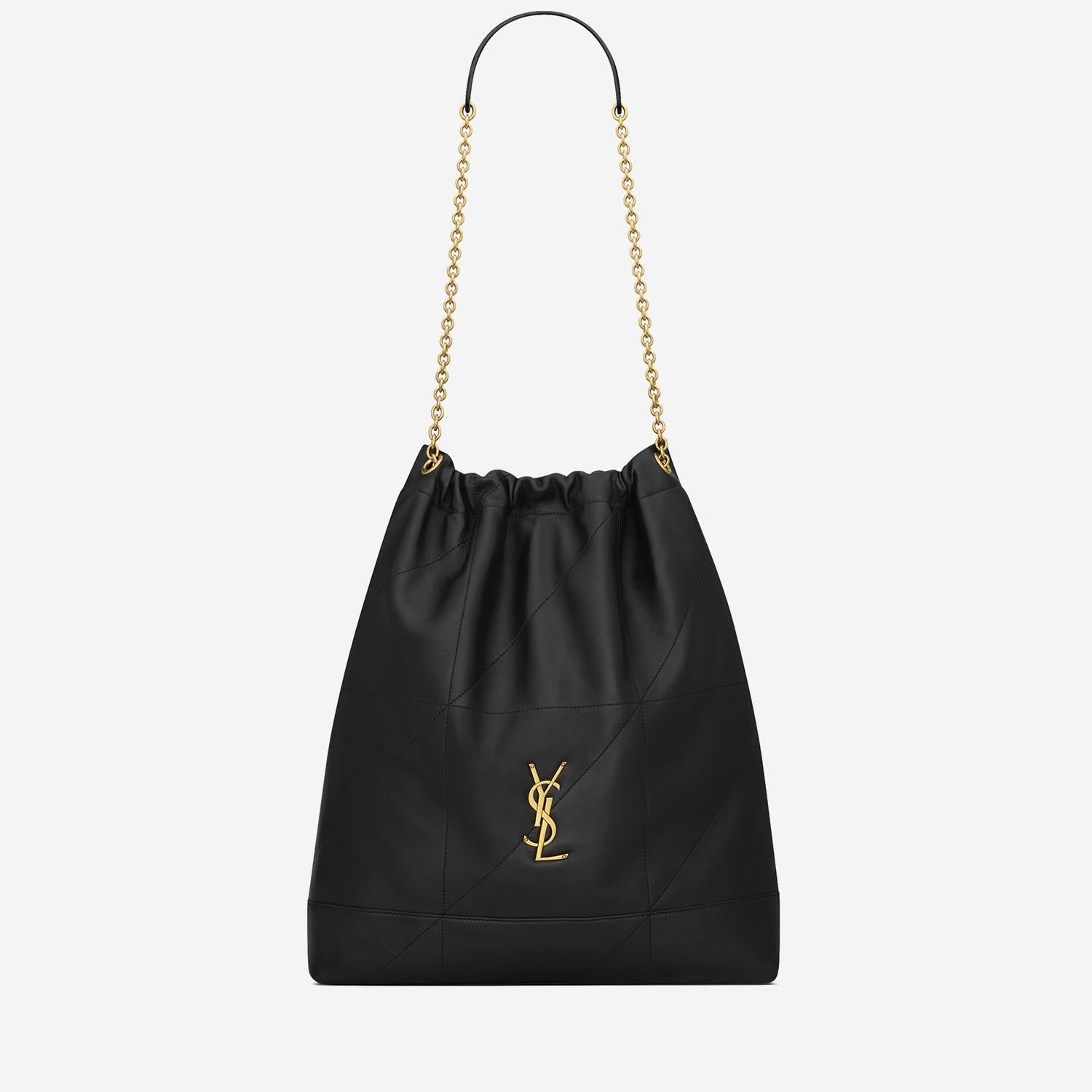 BORSA POCHON JAMIE GRANDE IN PELLE 828350 AAB321000 SAINT LAURENT 