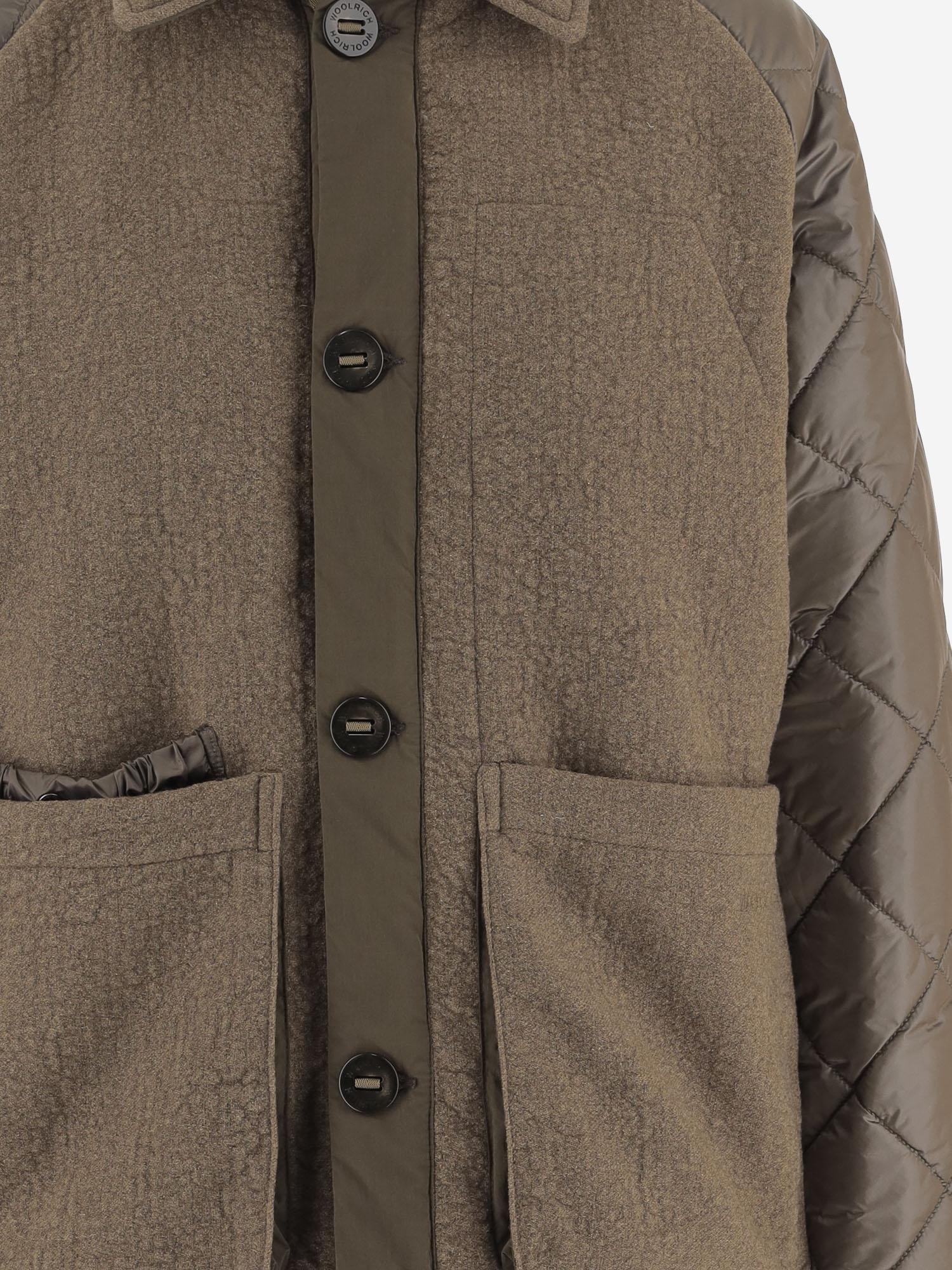 Giacca Military ibrida in misto lana italiana e cotone by Todd Snyder CFBLOU2008MRUT5212 6662 WOOLRICH 