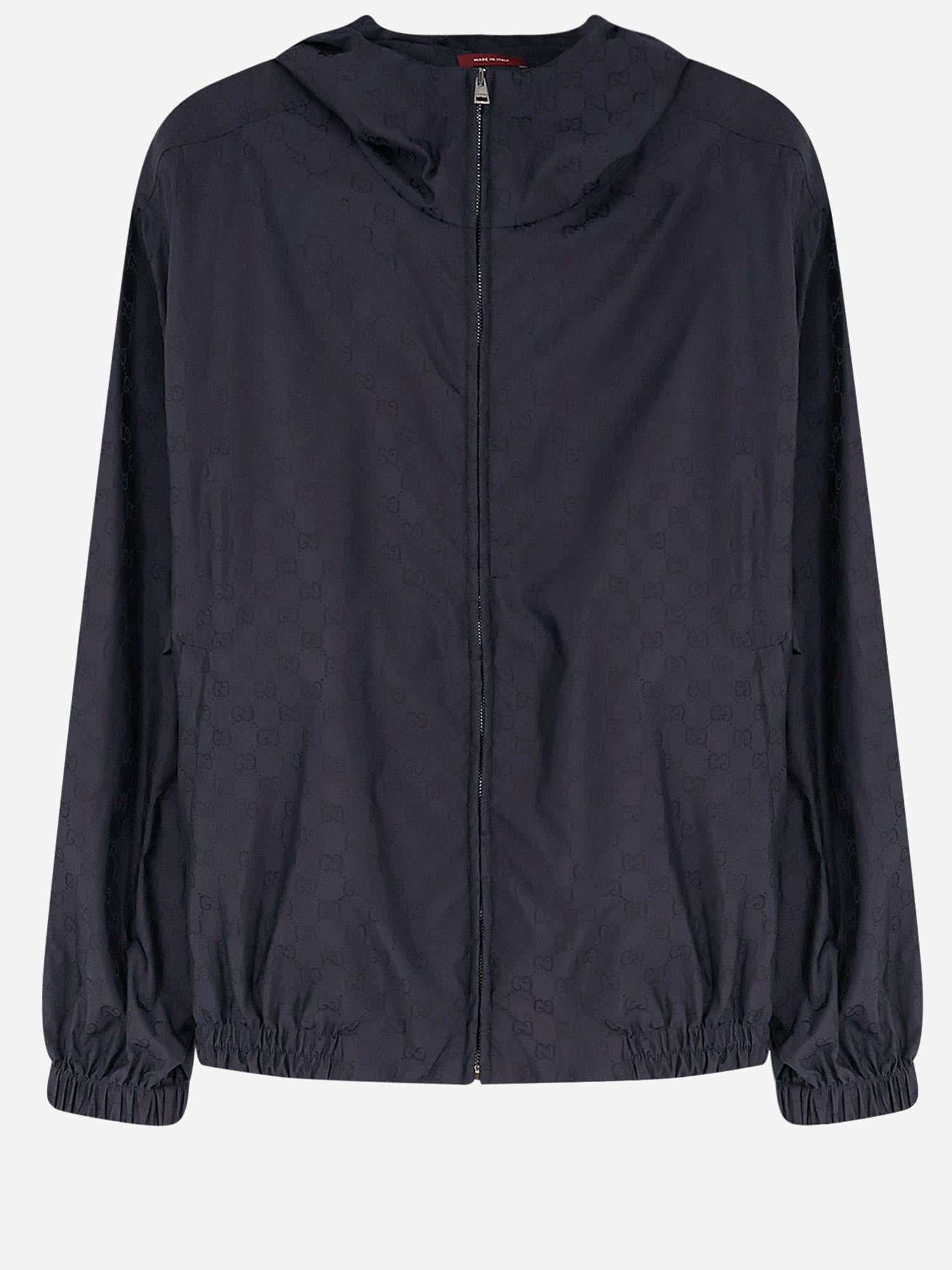 MAGLIA TECNICA CON CAPPUCCIO E MOTIVO GG 860948 ZASZD4440 GUCCI 