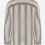 CAMICIA IN CUPRO A RIGHE CHFS21944846 862 THE FRANKIE SHOP 