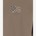 FELPA IN COTONE CHECK CON EKD 8116084 CLAY BROWN BURBERRY 