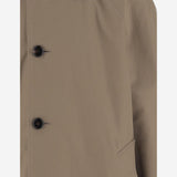 CAPPOTTO REVERSIBILE IN COTONE A SPINA DI PESCE 8117693 CLAY BROWN BURBERRY 