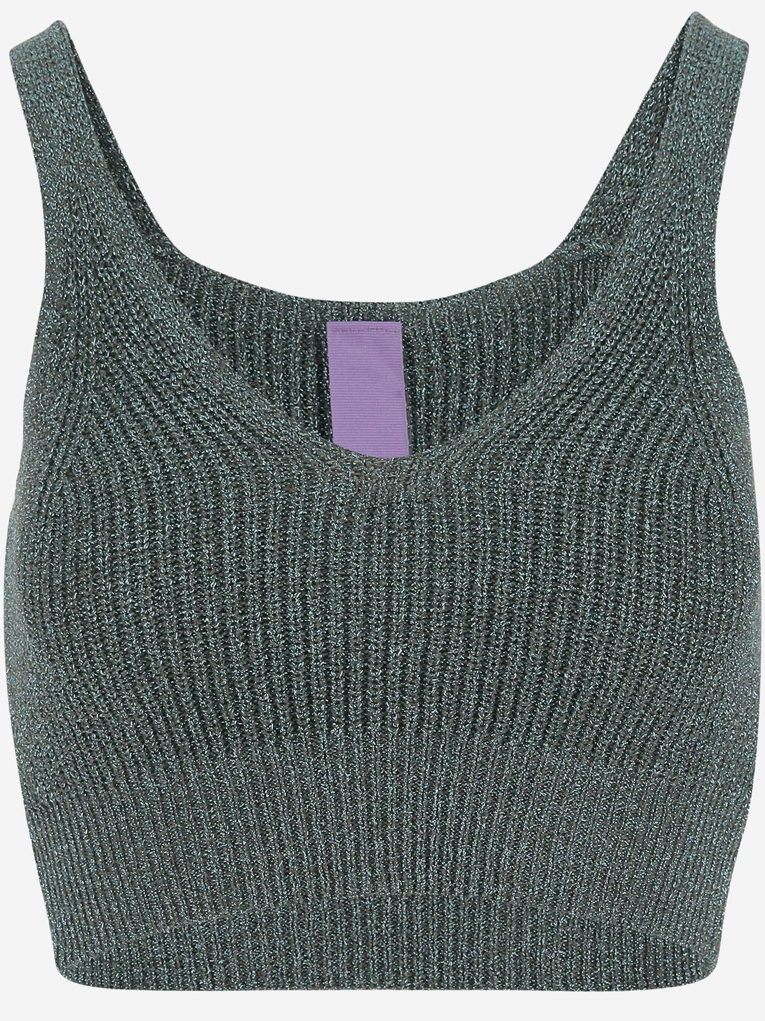 TOP IN MISTO VISCOSA 064 VERDE COLOUR MARKET 