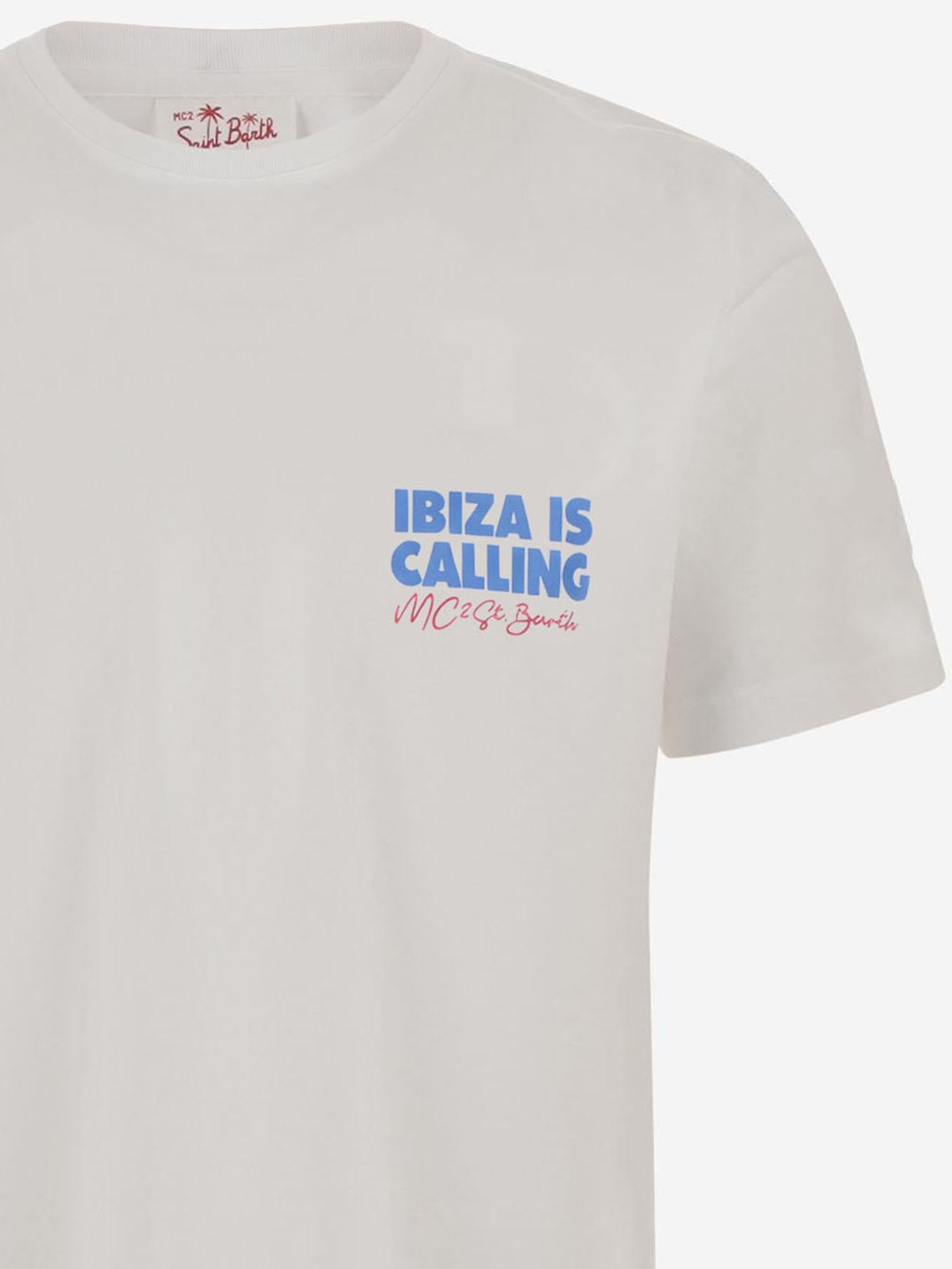 T-SHIRT IN COTONE CON LOGO DLR0001 01526L MC2 SAINT BARTH 