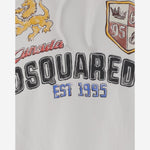 FELPA IN COTONE CON STAMPA S74GU0901 S25030100 DSQUARED2 