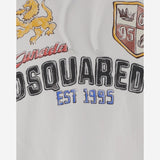FELPA IN COTONE CON STAMPA S74GU0901 S25030100 DSQUARED2 