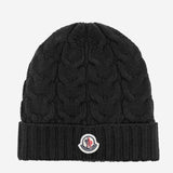 BEANIE IN LANA CON LOGO 3B0002504S02 999 MONCLER ENFANTS 