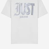 T-SHIRT IN COTONE CON STAMPA LOGO 80OAHT28 CJ500004 JUST CAVALLI 