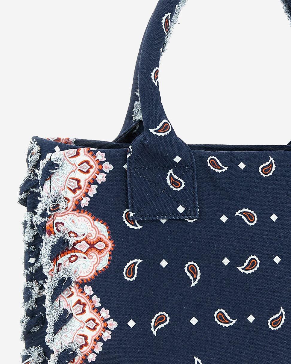 BORSA SHOPPER IN COTONE CON LOGO 106673 A3B7GA0Q PINKO 