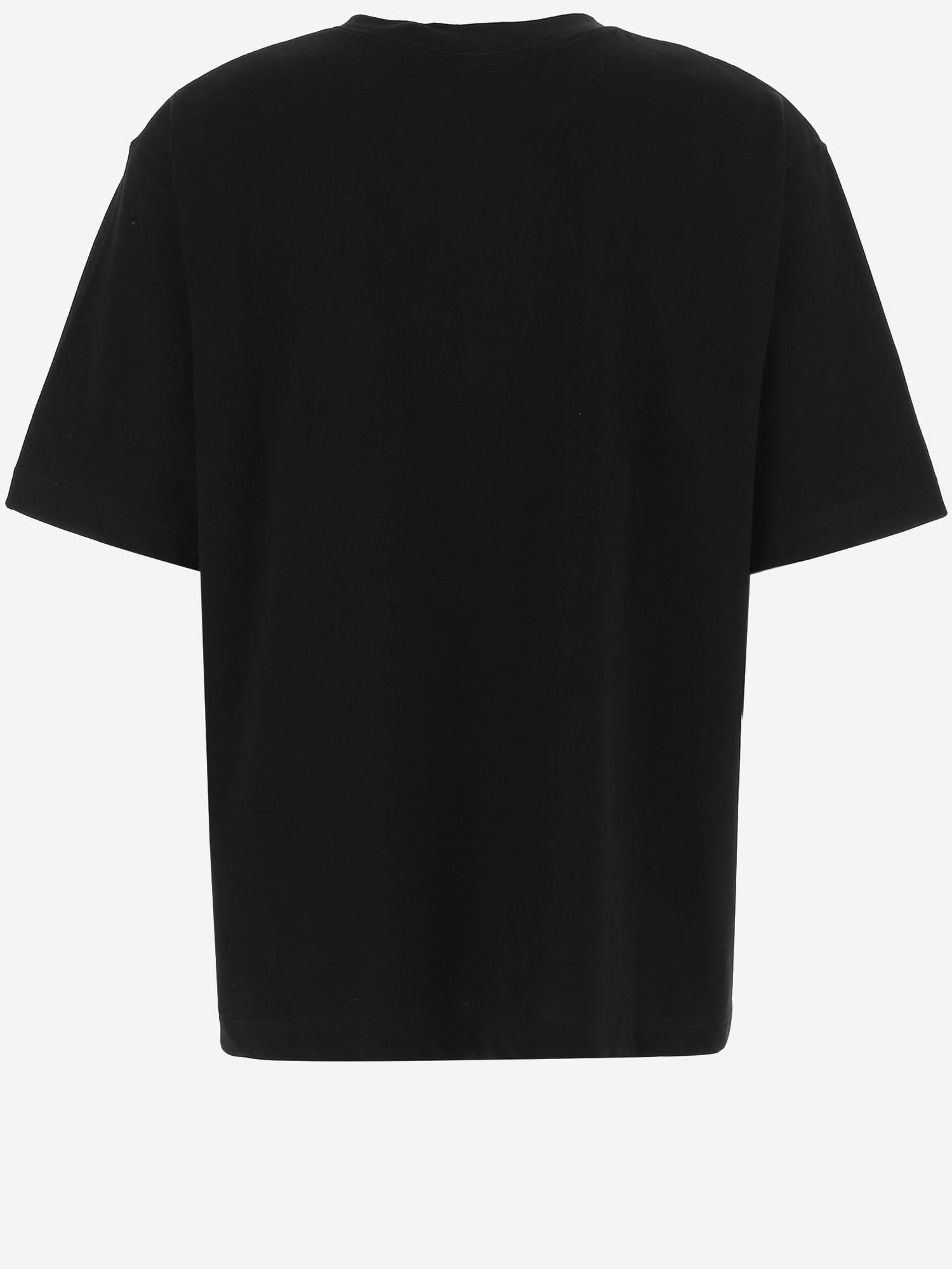 T-SHIRT IN COTONE CON STAMPA 798115 XJHSF1043 GUCCI 