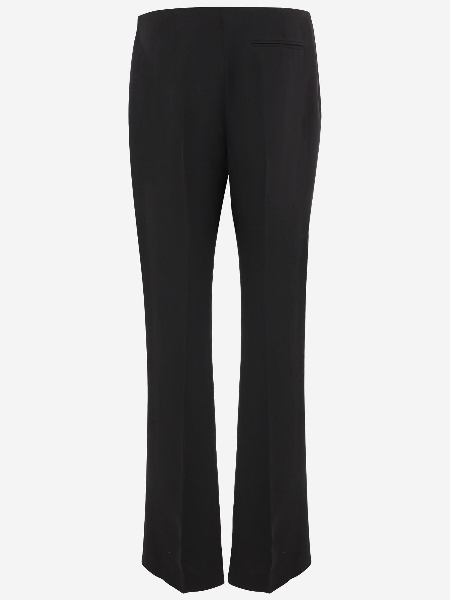 Pantaloni Fabien in seta 11010W3326 BLK THE ROW 