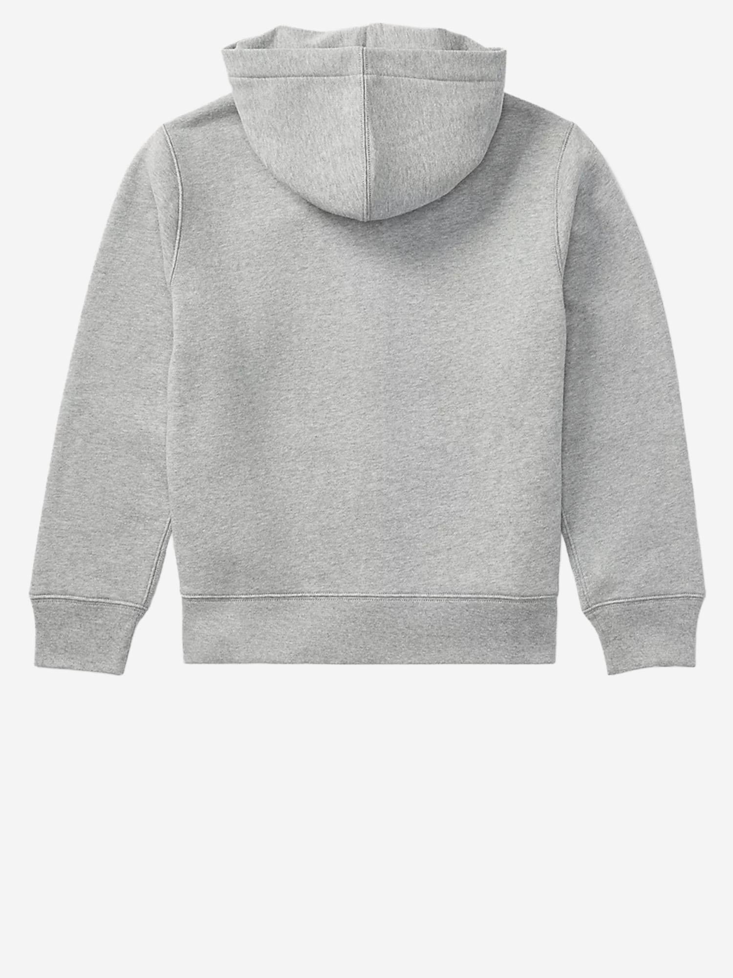 FELPA IN MISTO COTONE CON CAPPUCCIO 322547626 002 POLO RALPH LAUREN KIDS 