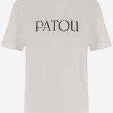 T-SHIRT IN COTONE CON LOGO JE0299999 001W PATOU 