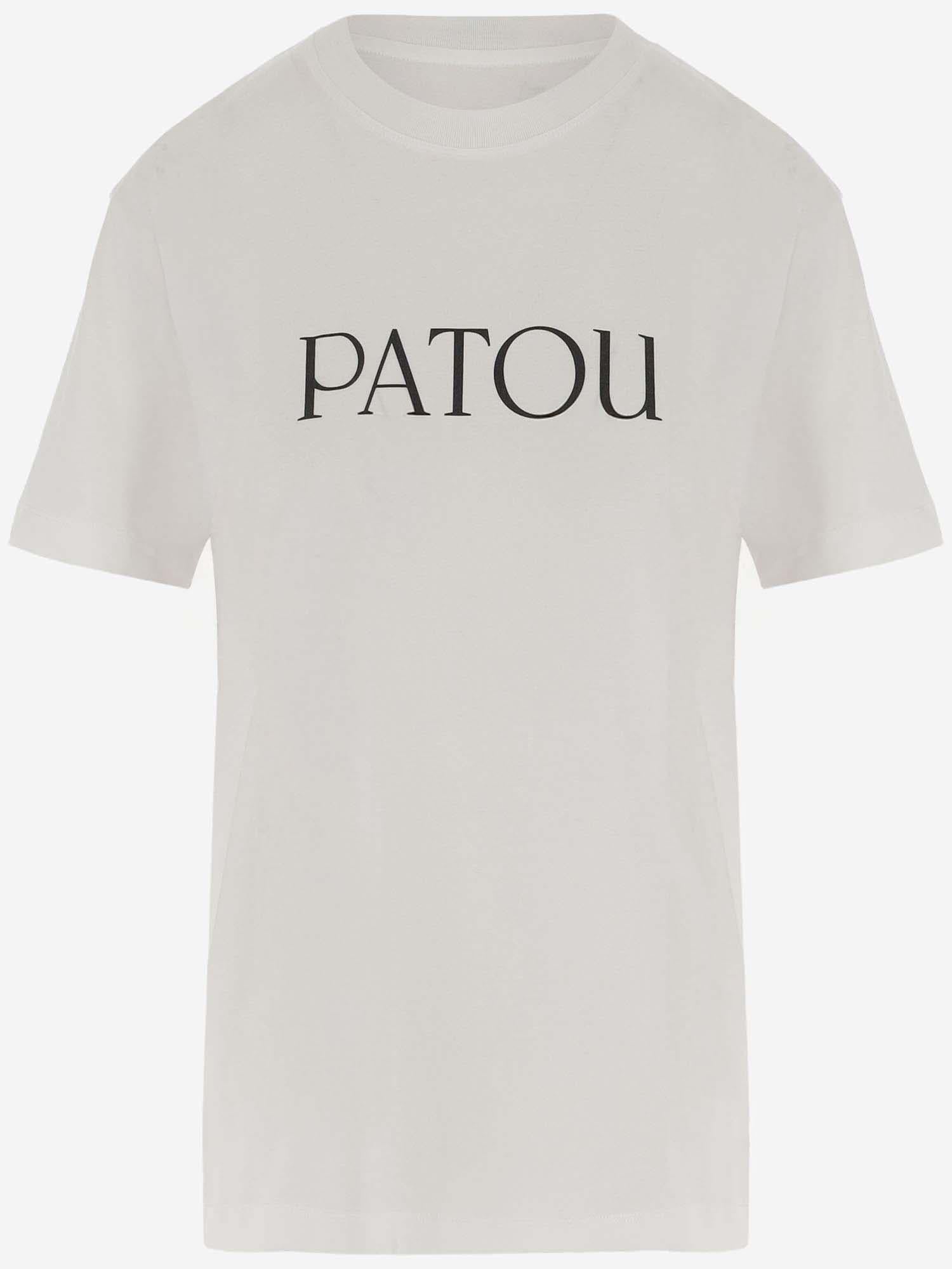 T-SHIRT IN COTONE CON LOGO JE0299999 001W PATOU 