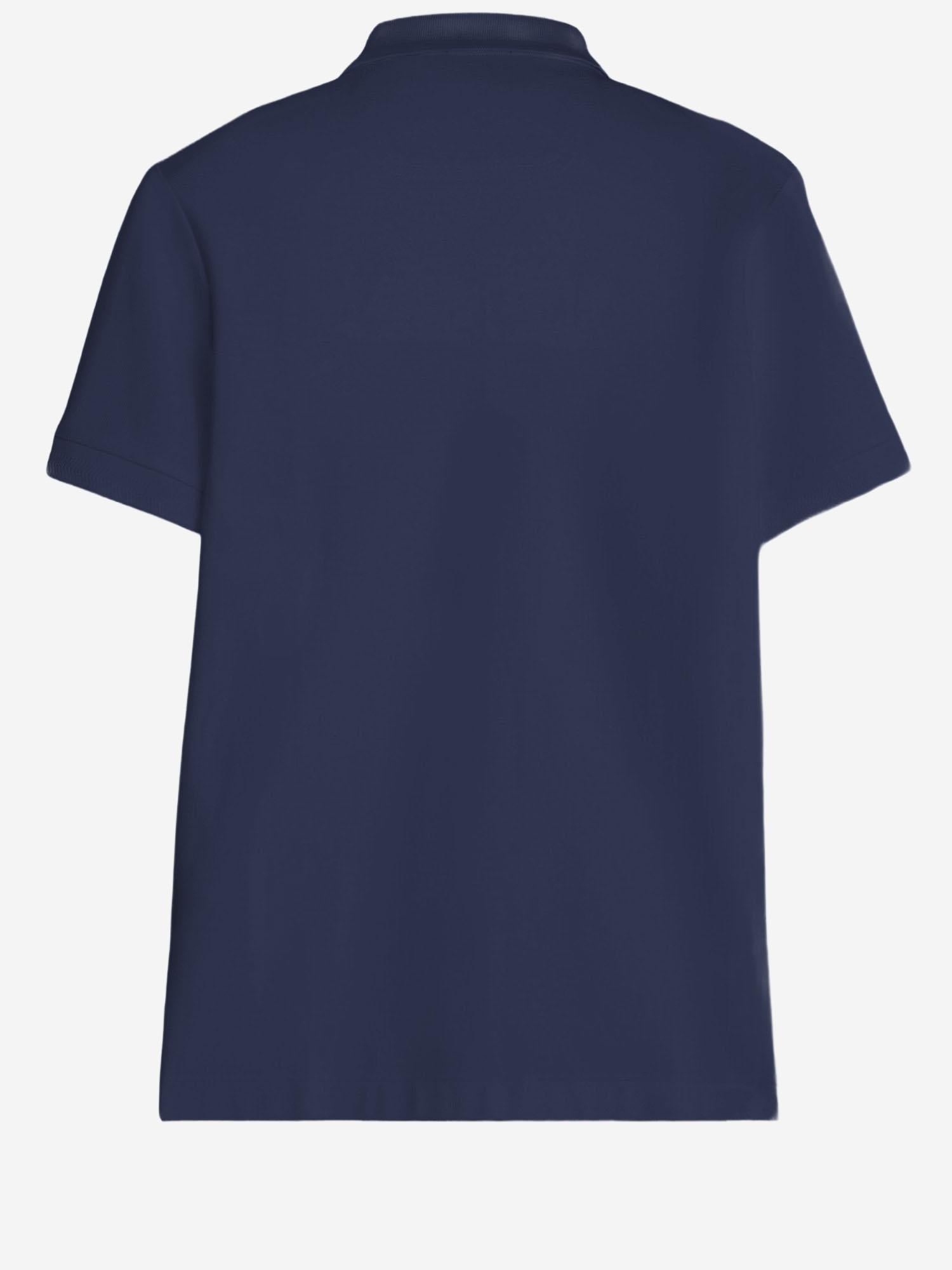 POLO IN COTONE CON LOGO 8126926 DENIMBLUE BURBERRY 