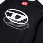 FELPA IN COTONE CON LOGO J02627 KYAZ3K900 DIESEL KIDS 