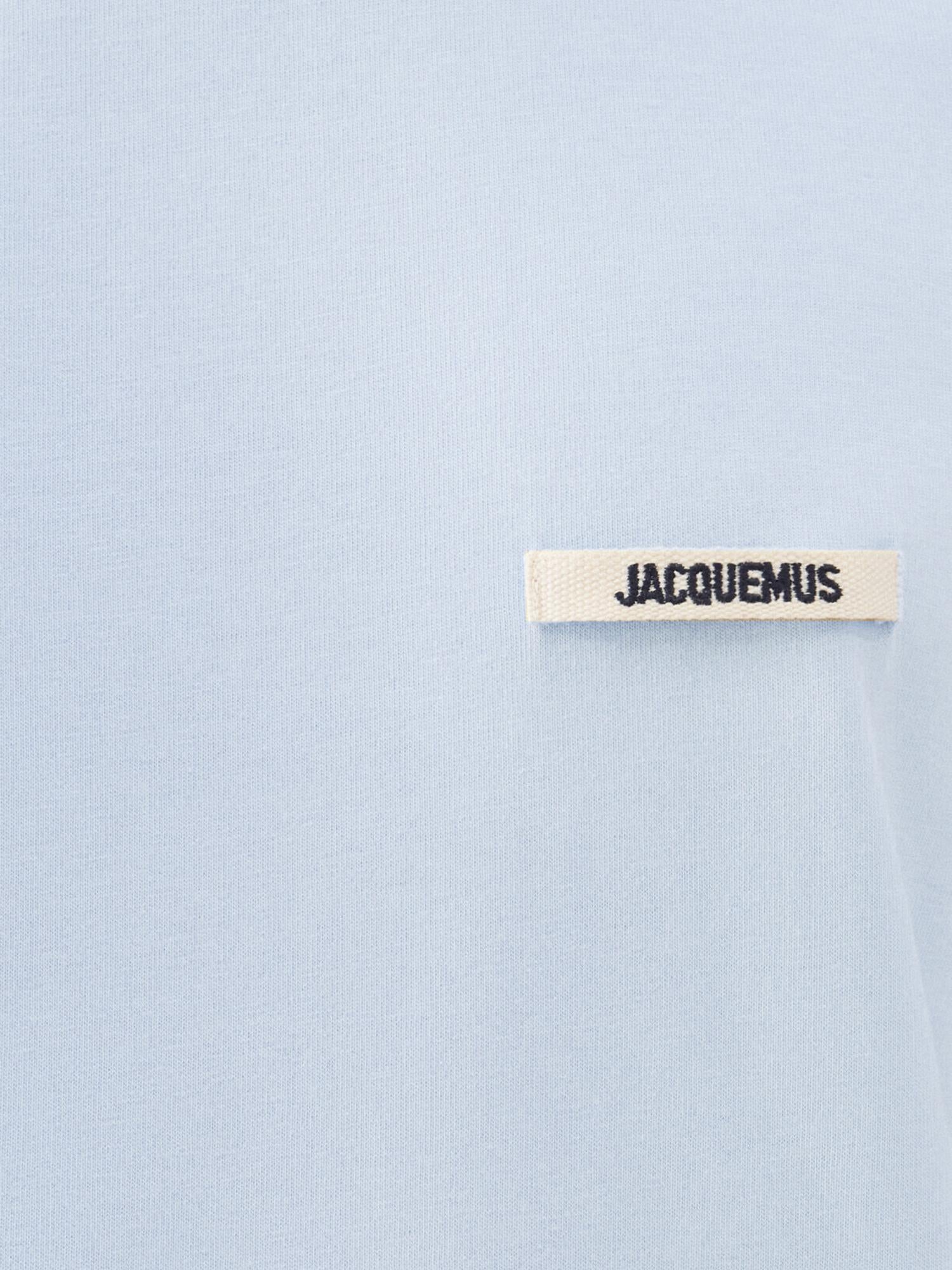 T-SHIRT IN COTONE CON LOGO TSM00133AJ00226 321 JACQUEMUS 