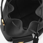 Borsa a secchiello in pelle martellata 220915 002NERO SALVATORE FERRAGAMO 