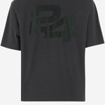 T-SHIRT IN COTONE CON LOGO IN STRASS SG2510104 JETBLACK SUMMER GAMES 