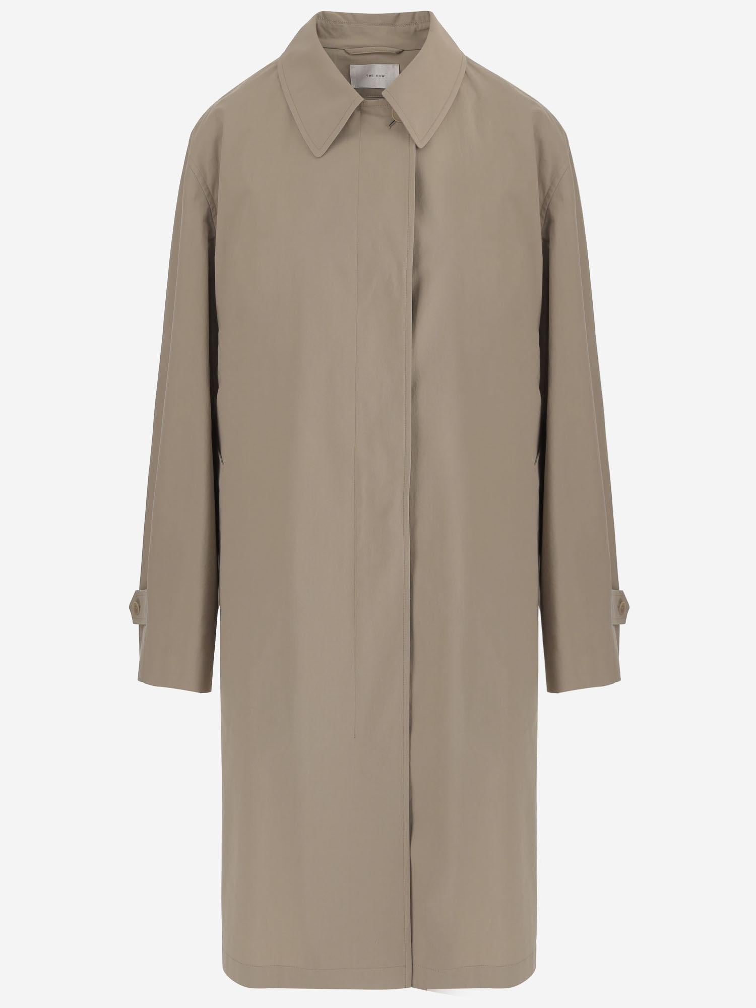 CAPPOTTO IN COTONE 10766W4323 BEI THE ROW 